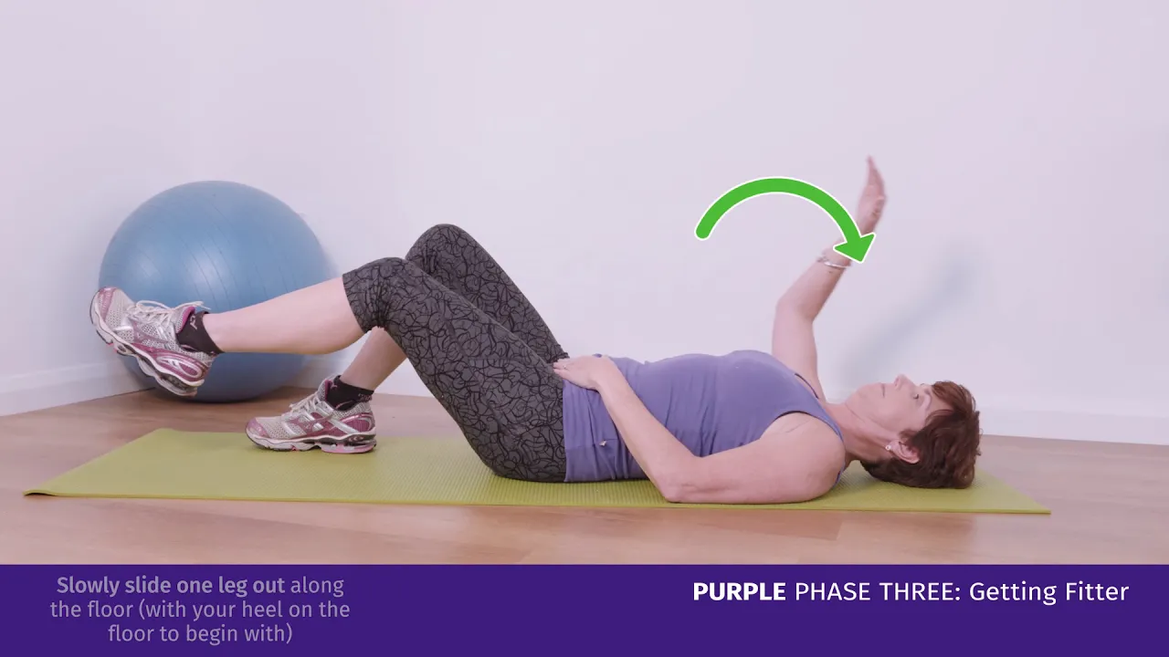 una persona haciendo yoga