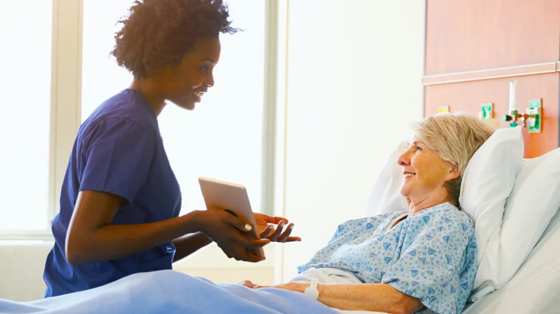 a doctor and a patient