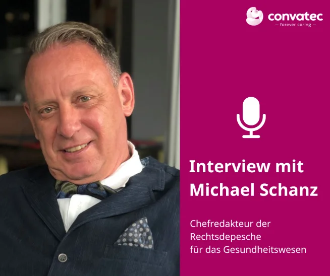 Porträtbild von Michael Schanz, Chefredakteur der Rechtsdepesche für das Gesundheitswesen