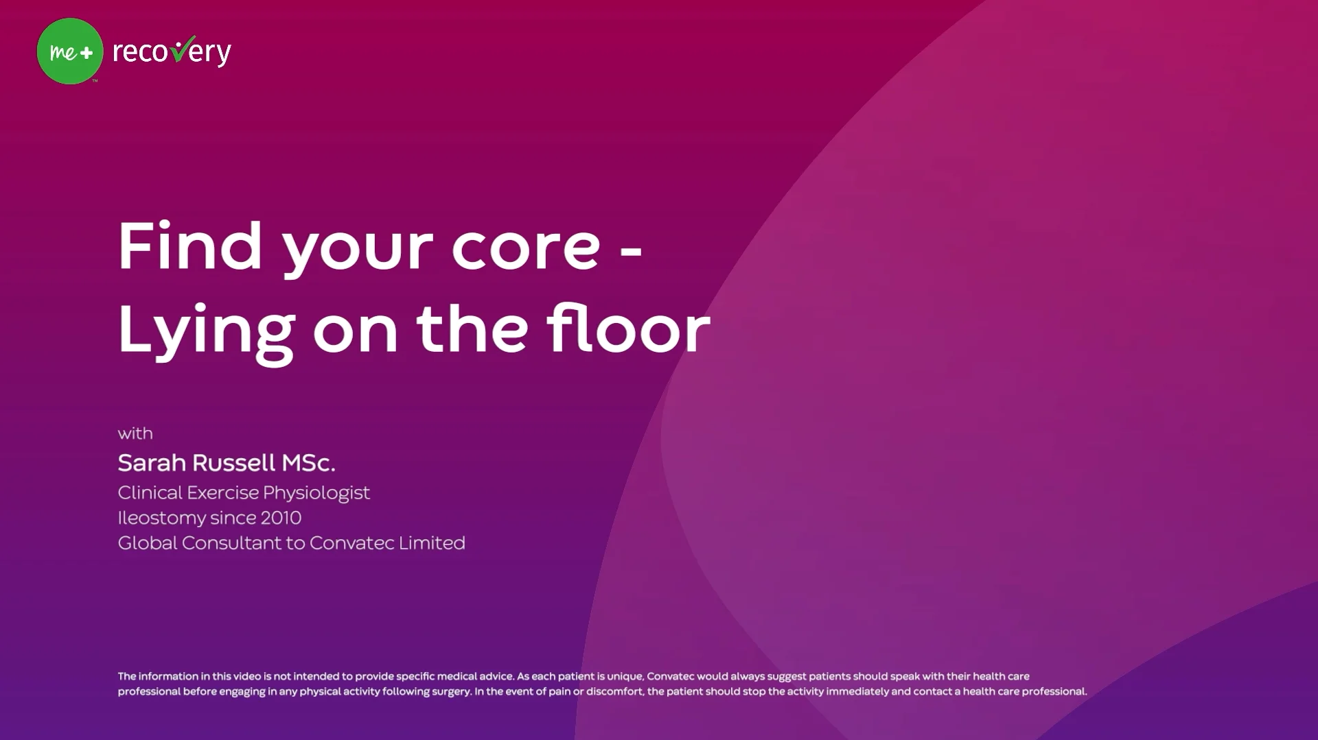 A video about Deep Core Reconnection with Diaphragm Breathing - Lying Down.