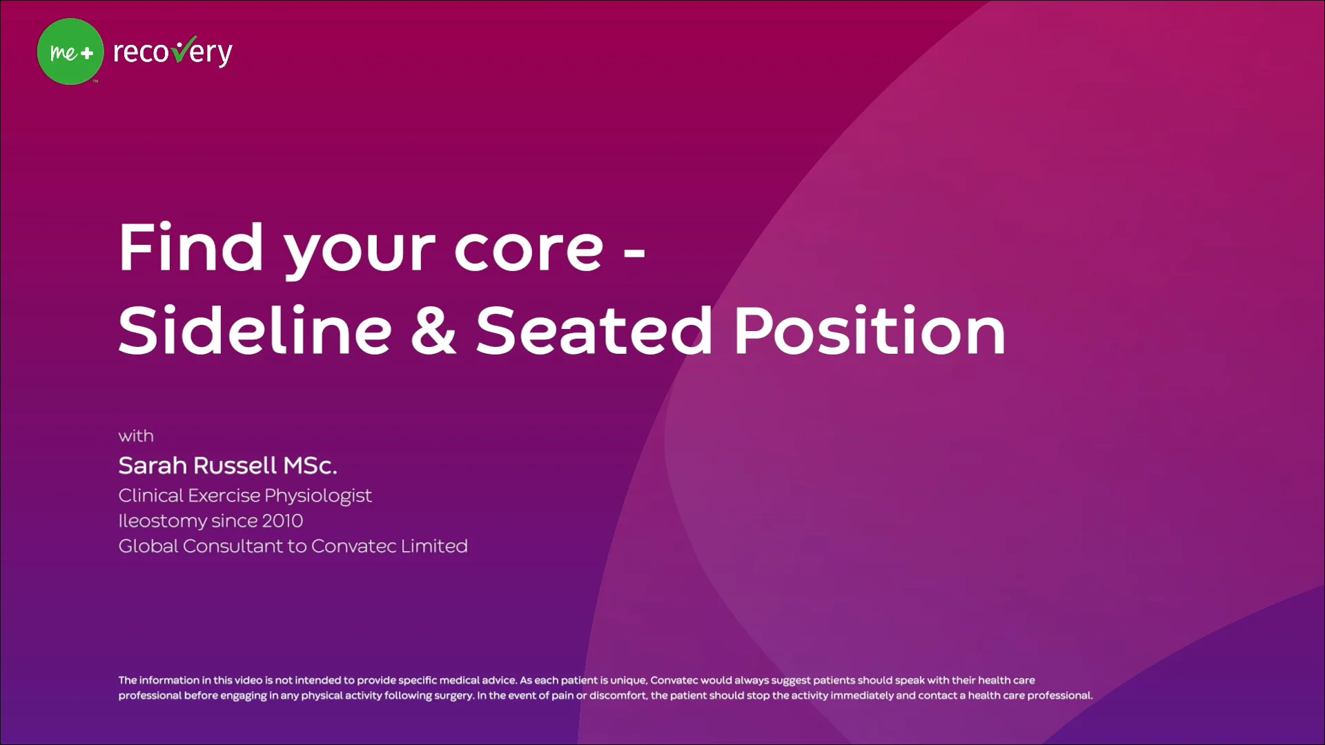 A video about Deep Core Reconnection with Diaphragm Breathing - Side Line and Seated Positions.