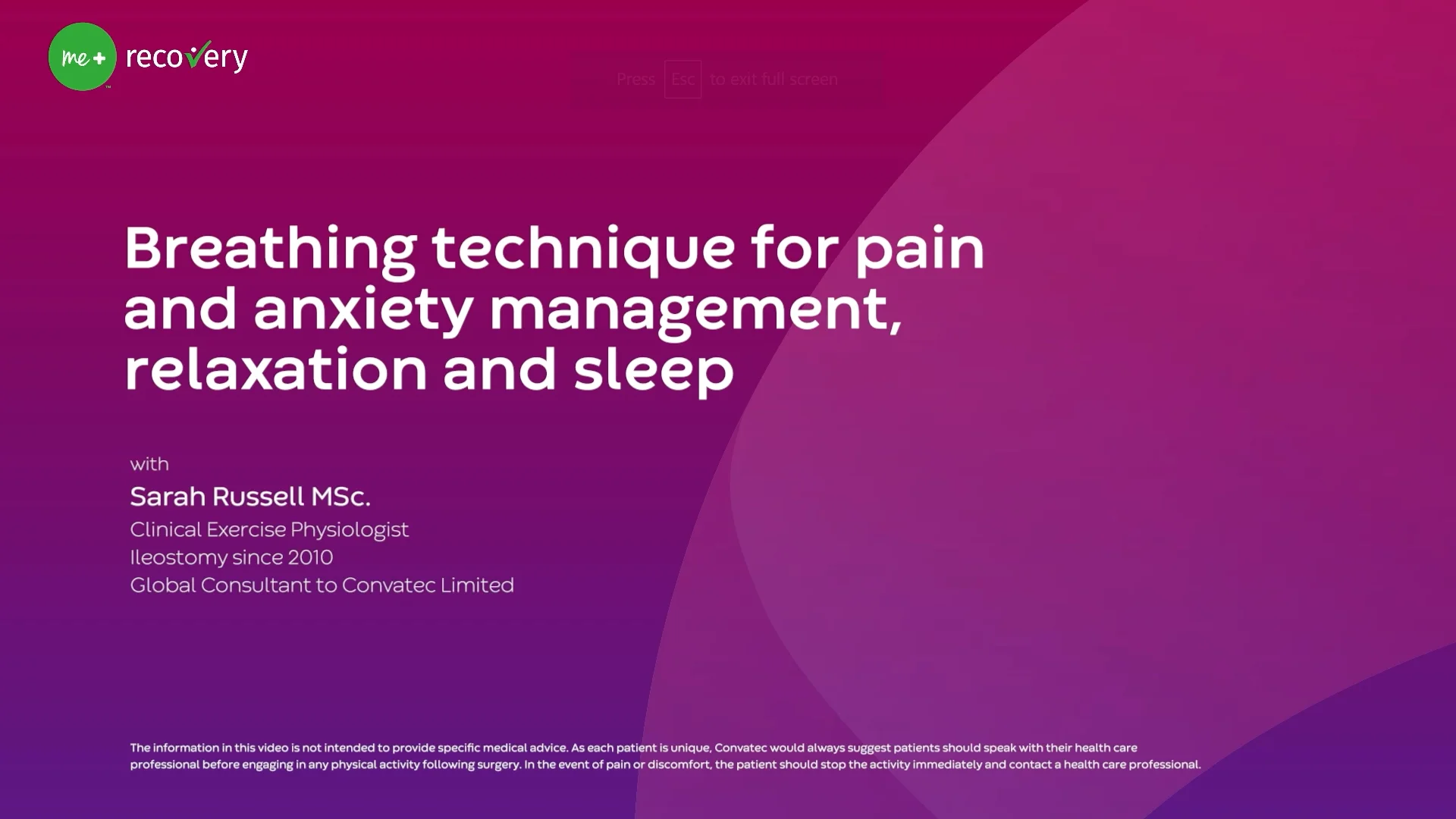 A video about 4/6 Breathing Technique for Pain and Anxiety Management, Relaxation, and Better Sleep.