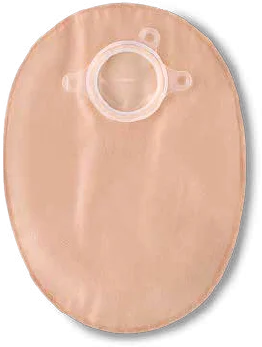 a close-up of an ostomy pouch